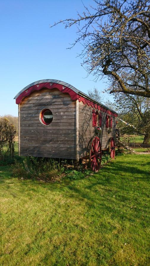 Bed and Breakfast Roulotte Le Temps De Rever Saint-Michel-sur-Meurthe Exteriér fotografie